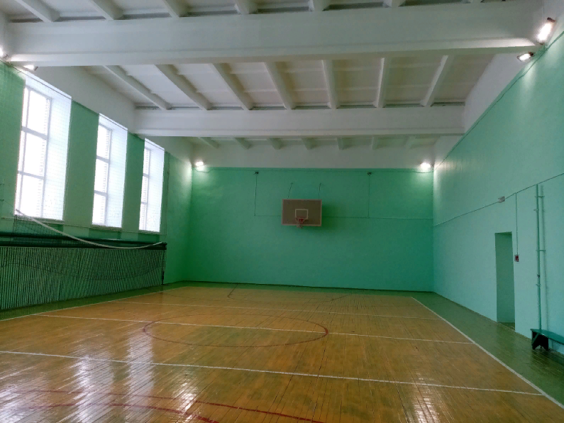 спортивный зал Сюромошурской школы